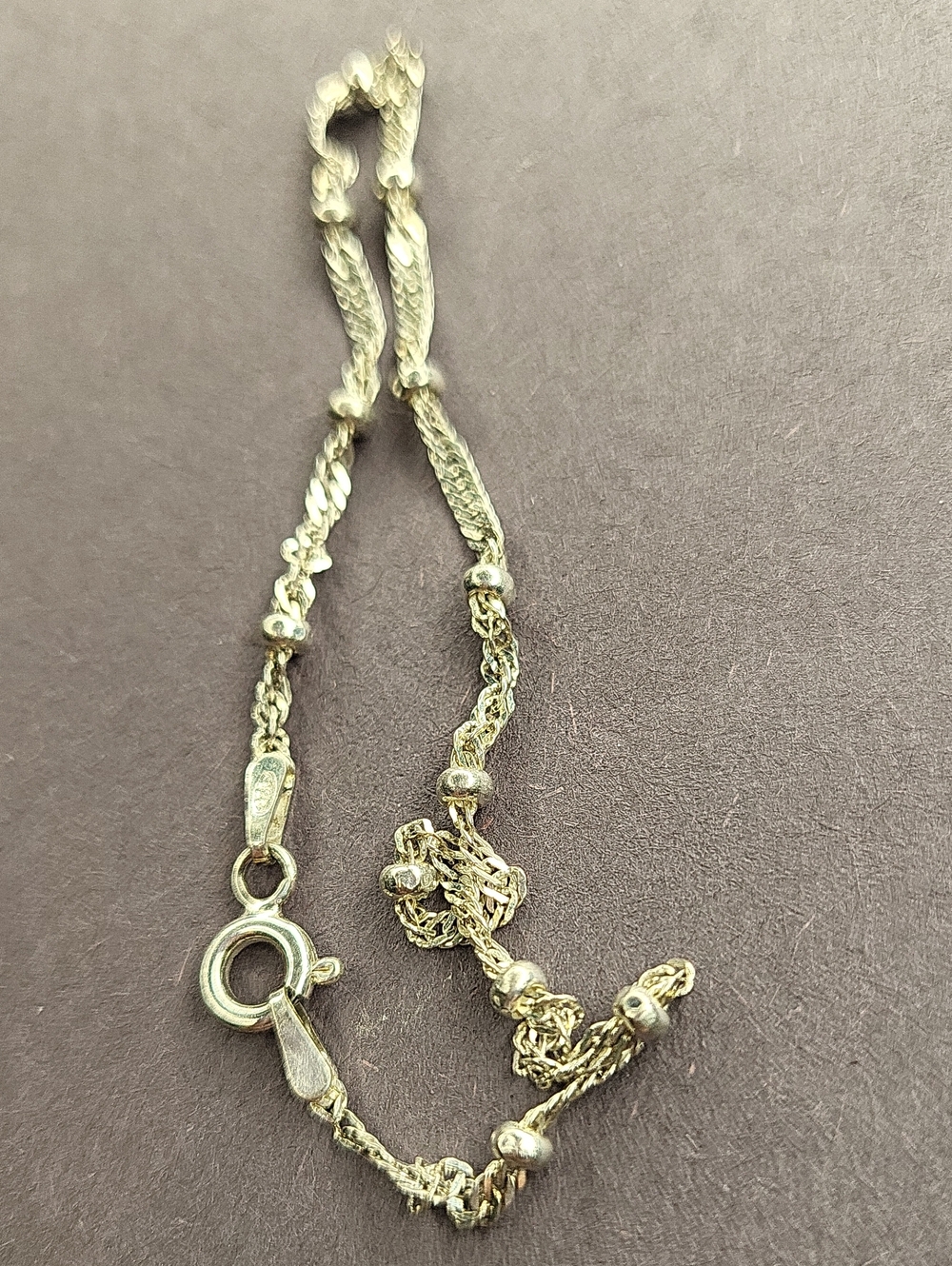 Sterling Silver Ball Bracelet